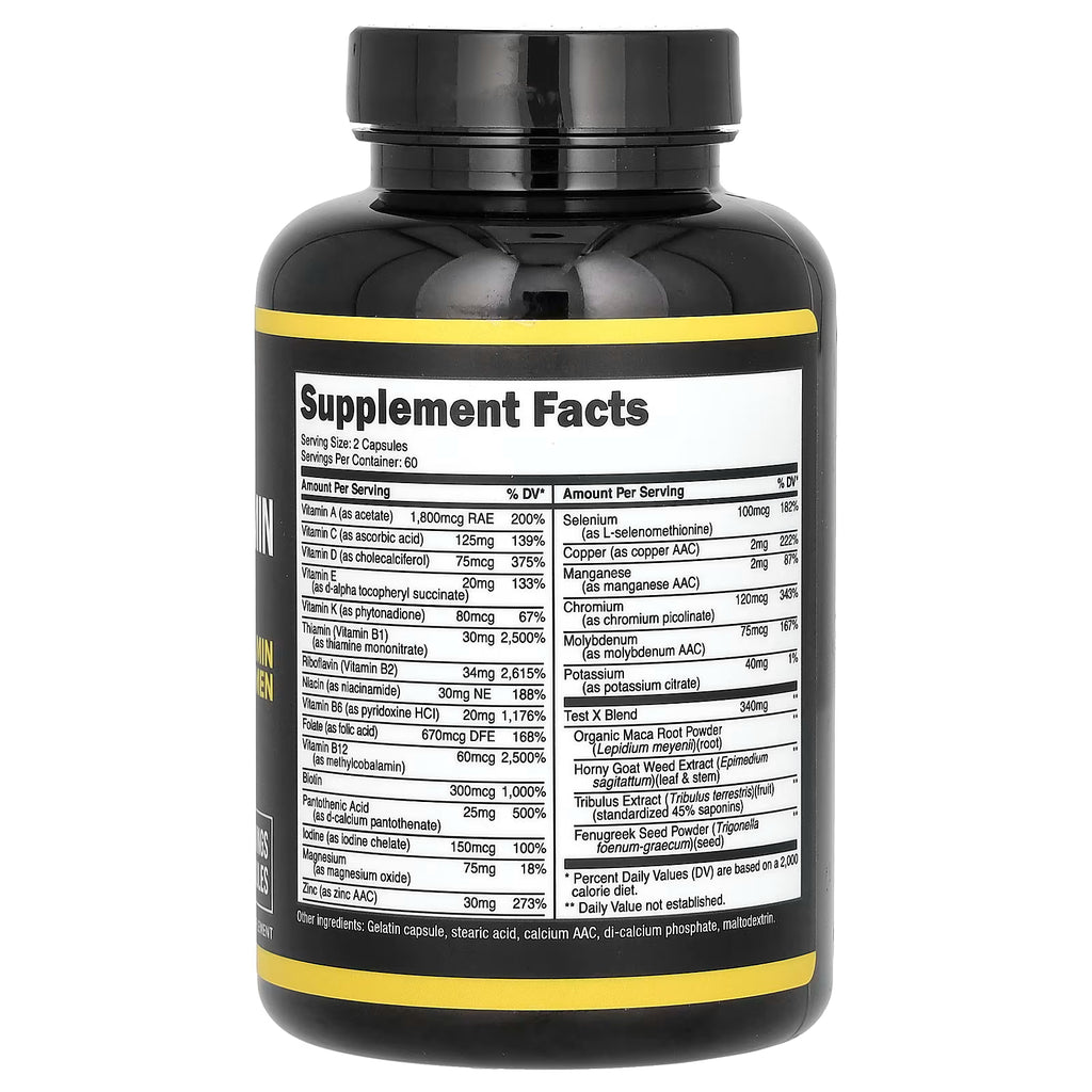 Multivitamin for Men Primaforce – Salud y Energía Diaria (120 cápsulas)