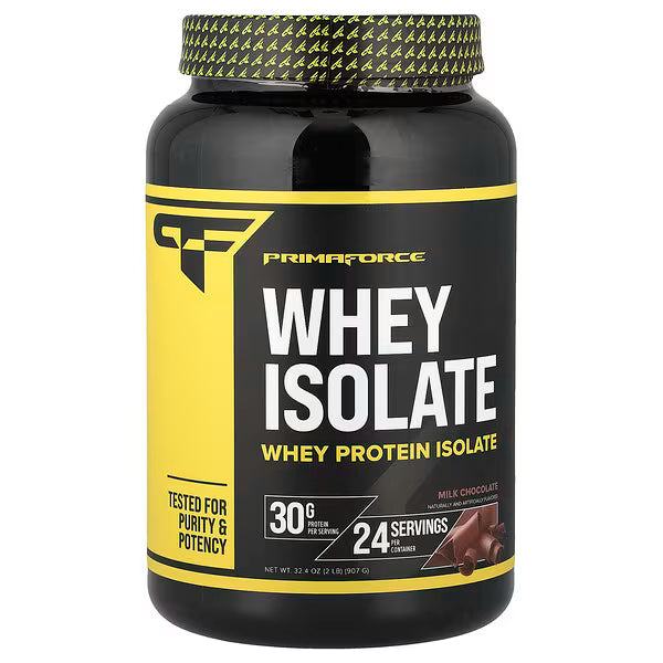 Whey Protein Isolate Primaforce – Proteína Premium y Recuperación (Chocolate, 2 lbs)