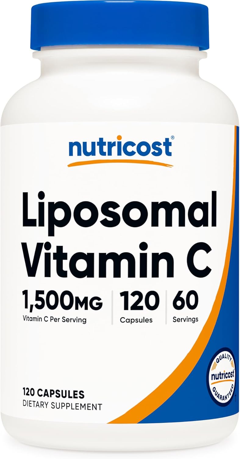 Liposomal Vitamin C 1500mg (60 cápsulas) – Inmunidad y Absorción Superior