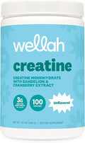 Creatine Wellah – Fuerza y Rendimiento (100 servings, Unflavored)