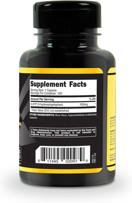 5-HTP Primaforce 100mg – Apoyo para Sueño y Estado de Ánimo (120 cápsulas)