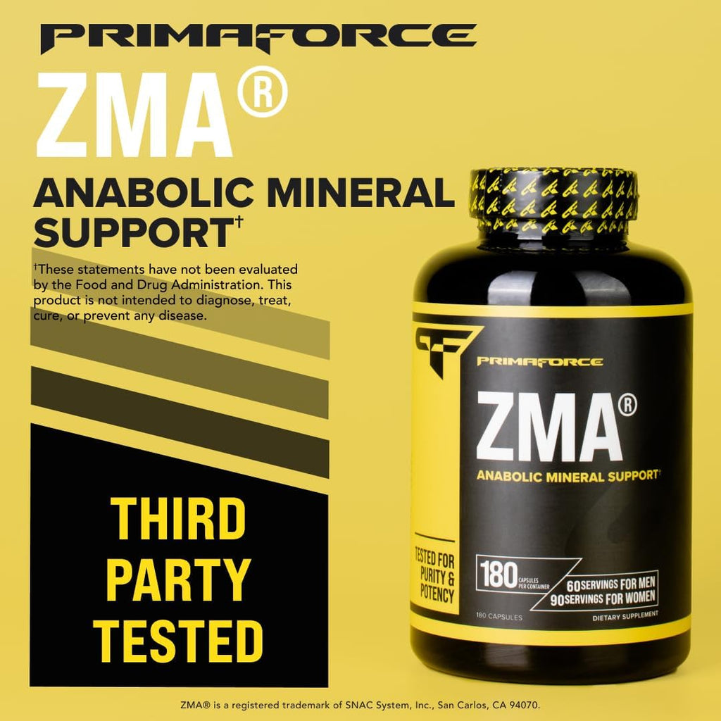 ZMA Primaforce – Recuperación y Soporte Hormonal (180 cápsulas)