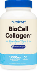 BioCell Collagen 1000mg (120 cápsulas) – Piel, Articulaciones