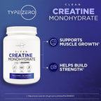 Creatine Monohydrate Type Zero 1KG - Fuerza y rendimiento (UNFLAVORED)