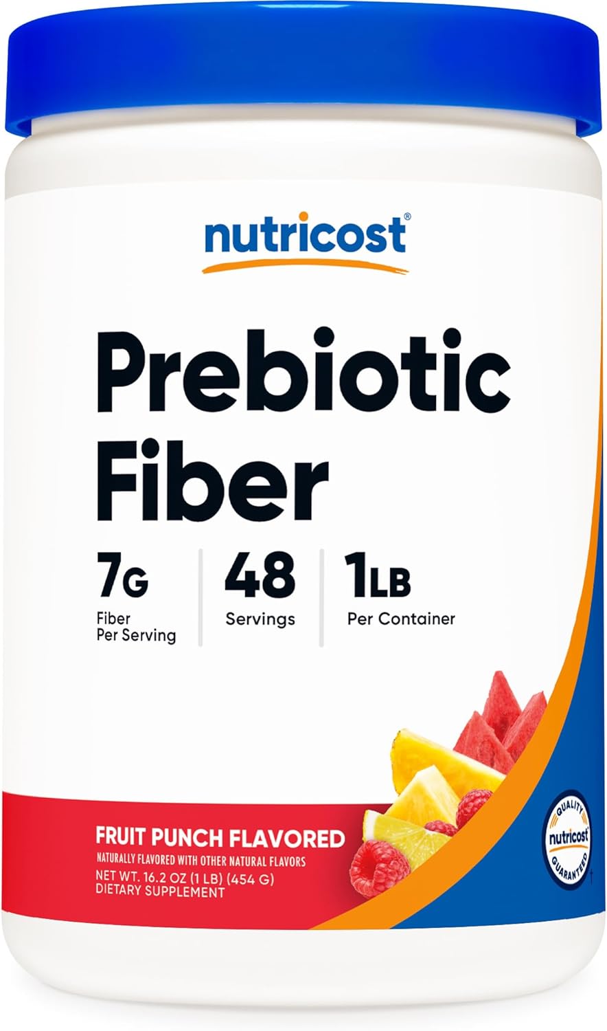 Prebiotic Fiber Powder 1LB (Fruit Punch) – Digestión y Salud Intestinal