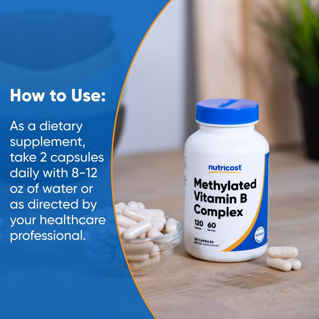 Vitamin B Complex – Energía y Enfoque (120 cápsulas)