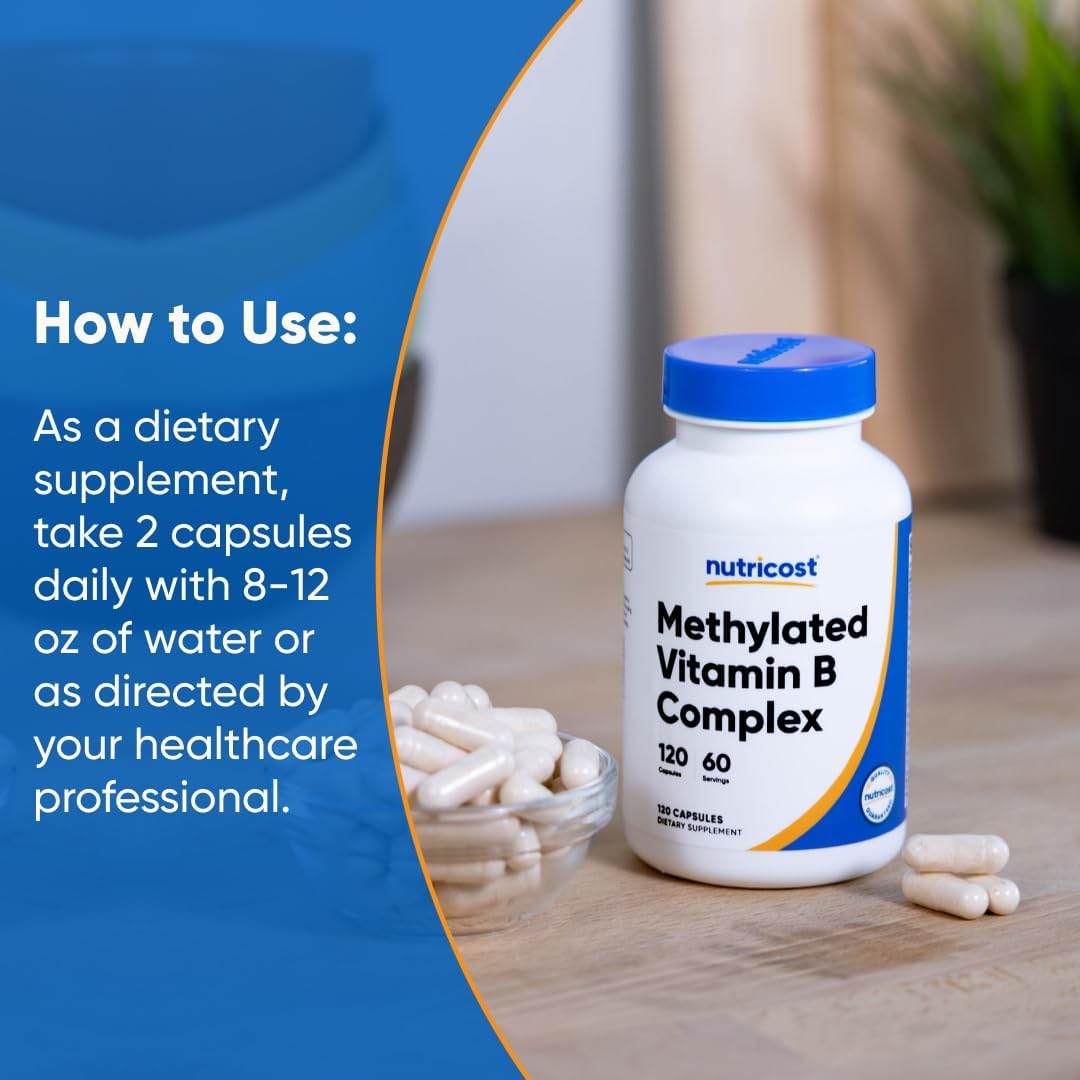 Vitamin B Complex – Energía y Enfoque (120 cápsulas)