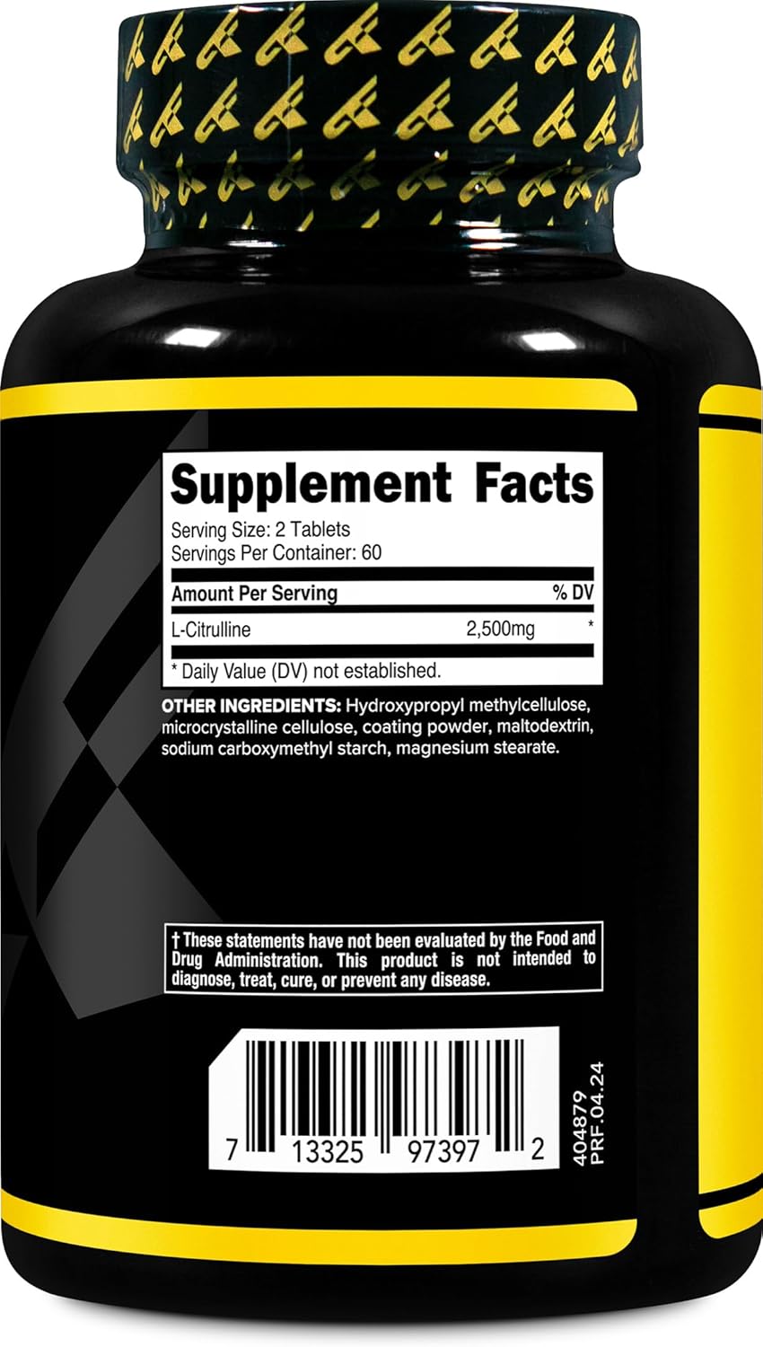 L-Citrulline Primaforce 2500mg – Pump y Rendimiento (120 tablets)