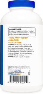 Omega 3 Fish Oil 1000mg – Corazón y Salud (240 softgels)