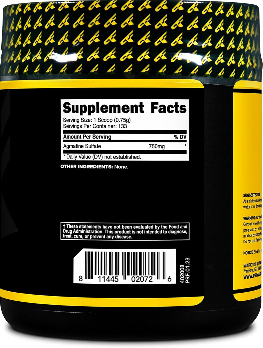 Agmatine Primaforce – Pump y Rendimiento (100g)