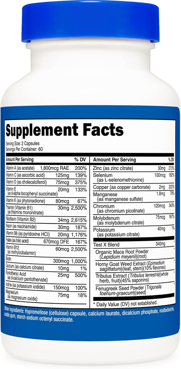 Multivitamin – Energía y Salud Diaria (120 cápsulas)
