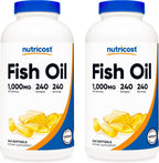 Omega 3 Fish Oil 1000mg – Corazón y Salud (240 softgels)
