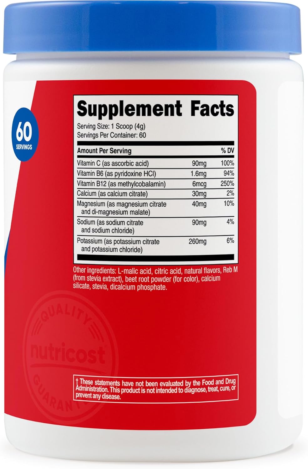 Electrolytes Powder Fruit Punch – Hidratación y Rendimiento (60 Servings)