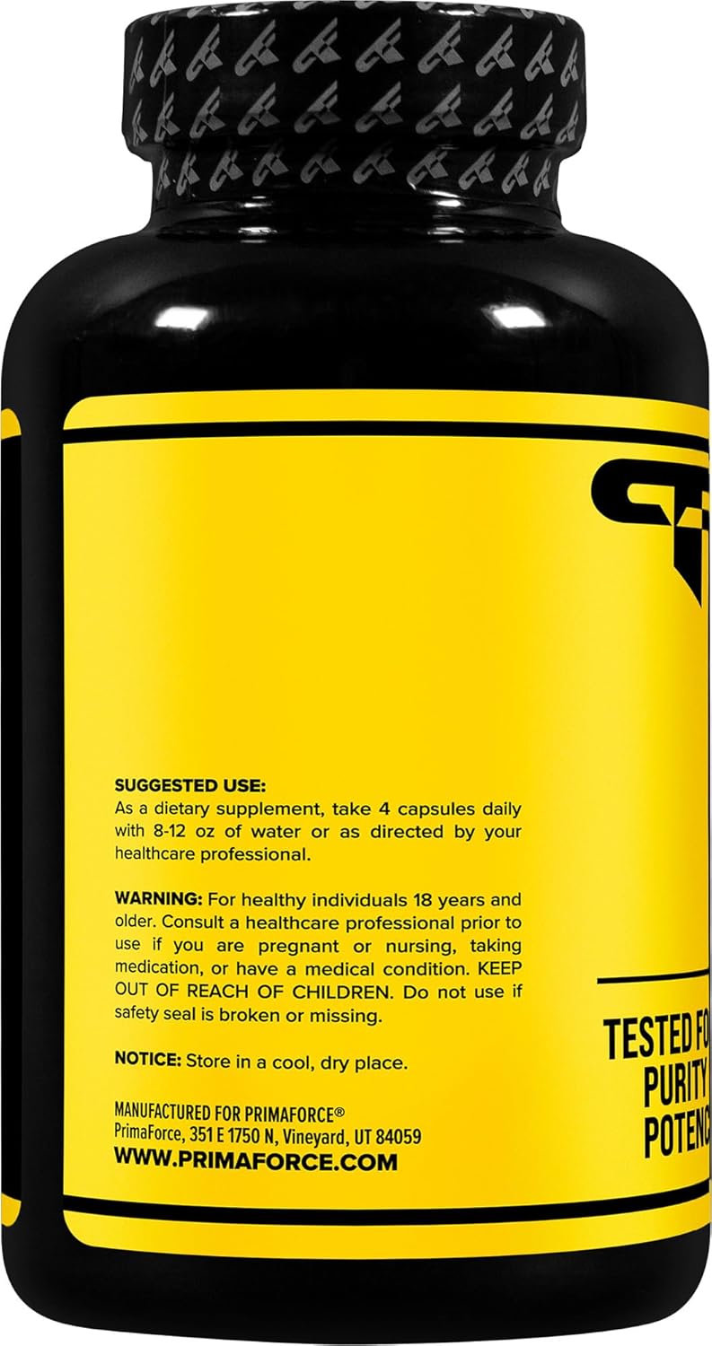 Creatine Monohydrate Primaforce 3000mg – Fuerza y Rendimiento (240 cápsulas)