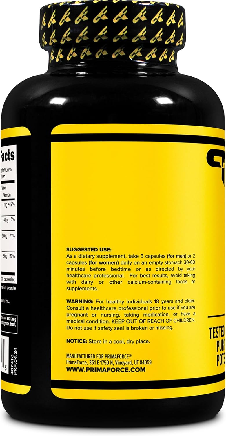 ZMA Primaforce – Recuperación y Soporte Hormonal (180 cápsulas)