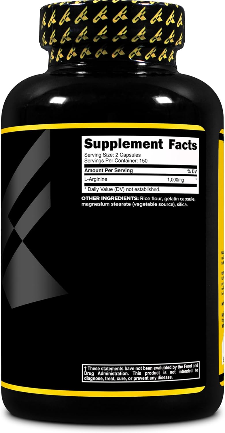 L-Arginine Primaforce 1000mg – Pump y Circulación (300 cápsulas)