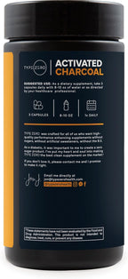Type Zero Activated Charcoal – Soporte Digestivo y Detox (780 MG, 180 Cápsulas)