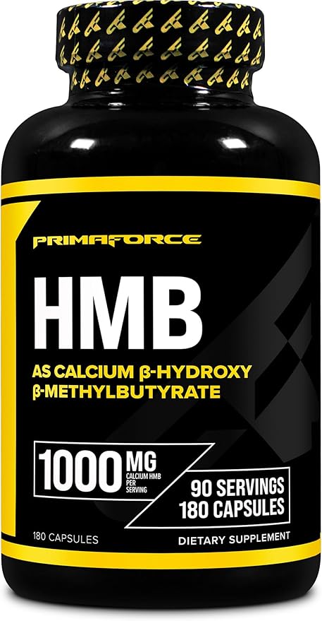 HMB Primaforce 1000mg – Recuperación y Preservación Muscular (180 cápsulas)