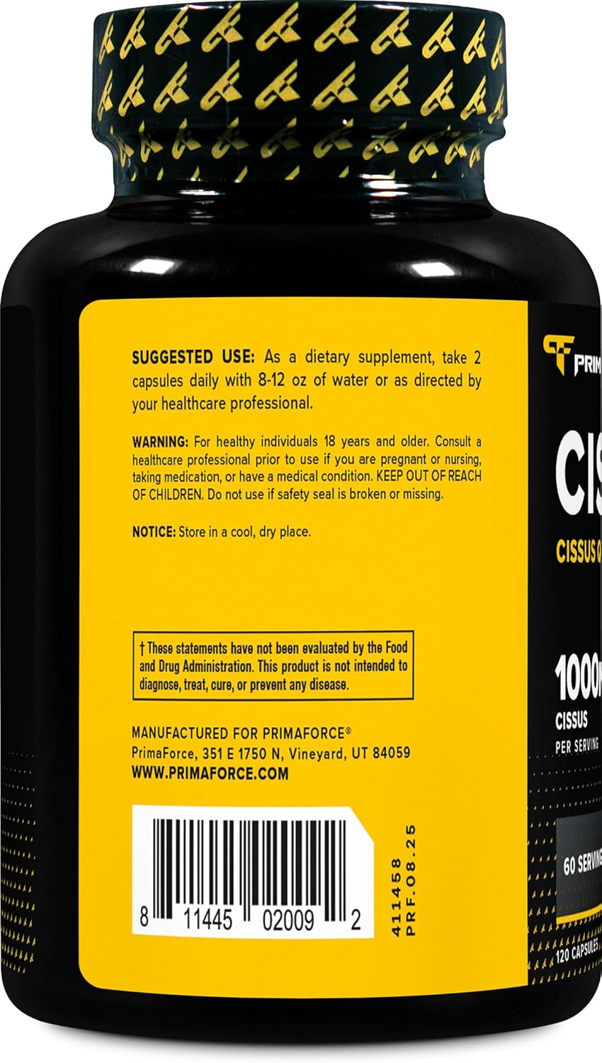 Cissus Primaforce 1000mg – Recuperación y Soporte Articular (120cap)