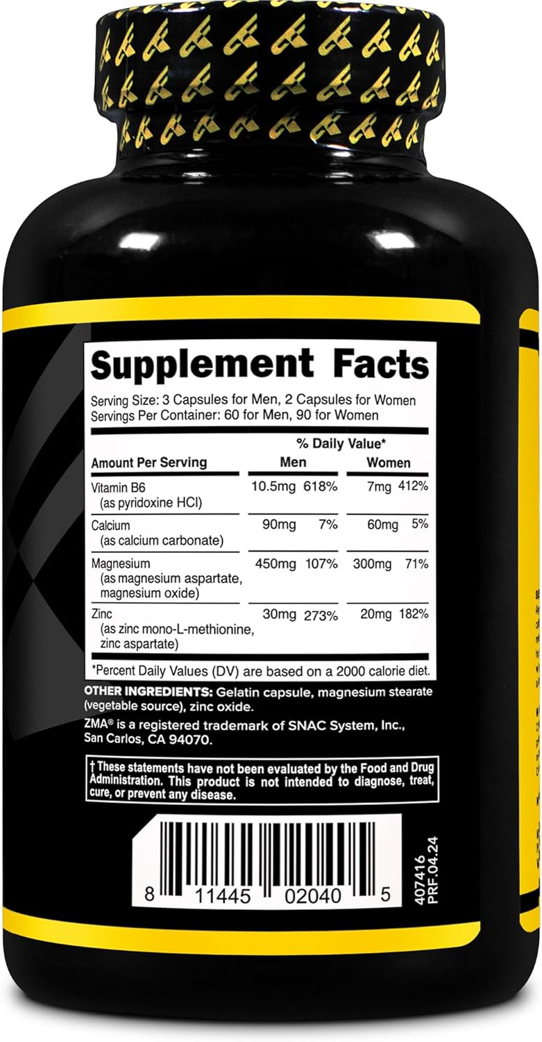ZMA Primaforce – Recuperación y Soporte Hormonal (180 cápsulas)