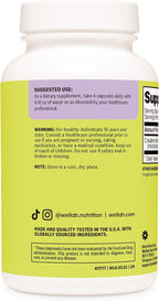 Creatine Monohydrate Wellah 3000mg – Fuerza y Rendimiento (120 cápsulas)