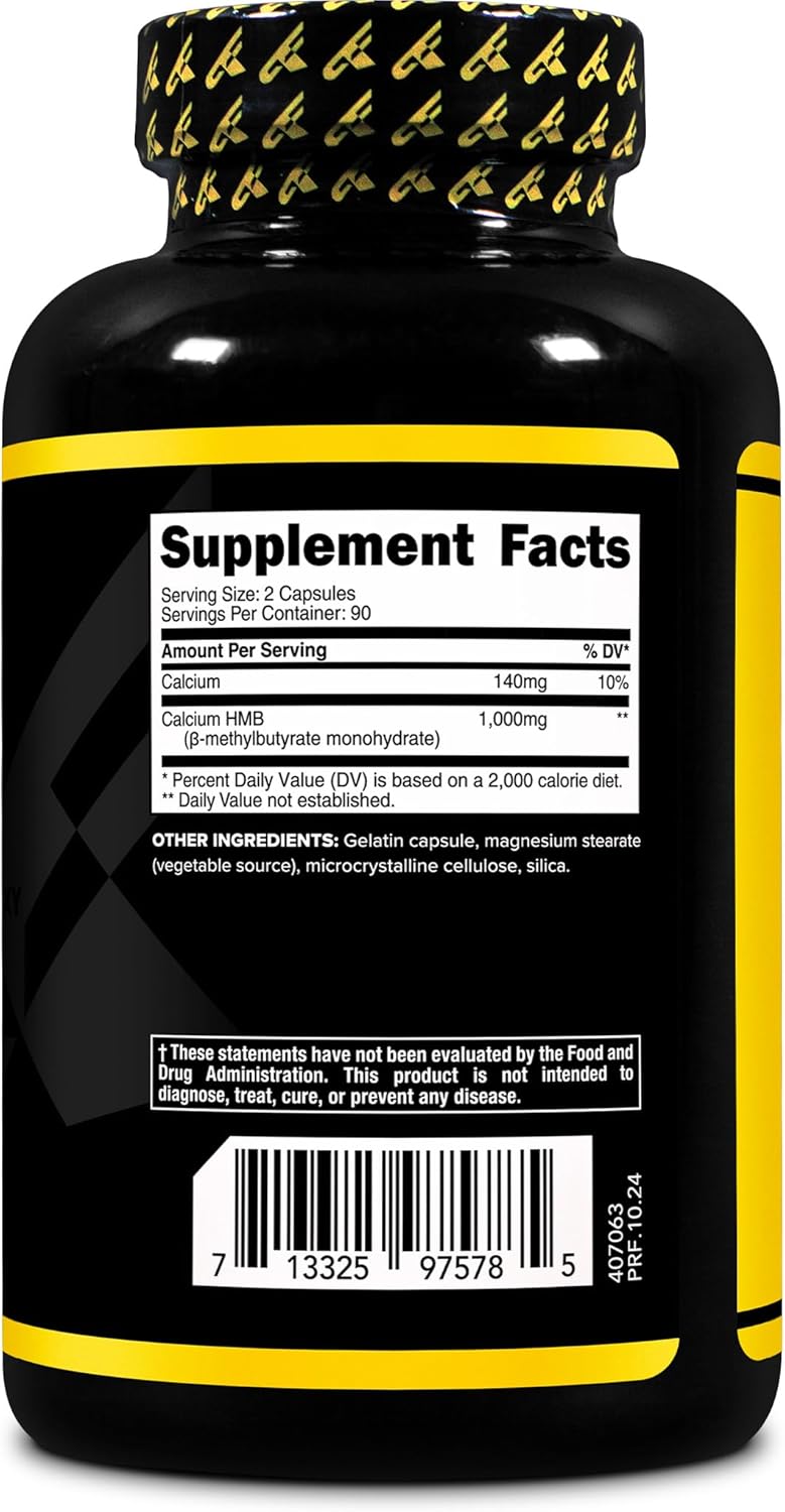 HMB Primaforce 1000mg – Recuperación y Preservación Muscular (180 cápsulas)