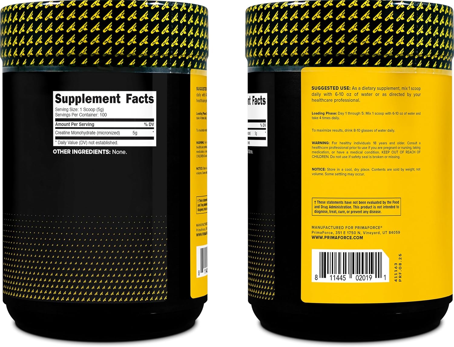 Creatine Monohydrate Primaforce – Fuerza y Rendimiento (500g)
