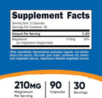 Magnesium Glycinate 400mg (120 cápsulas) – Relajación y Sueño Profundo