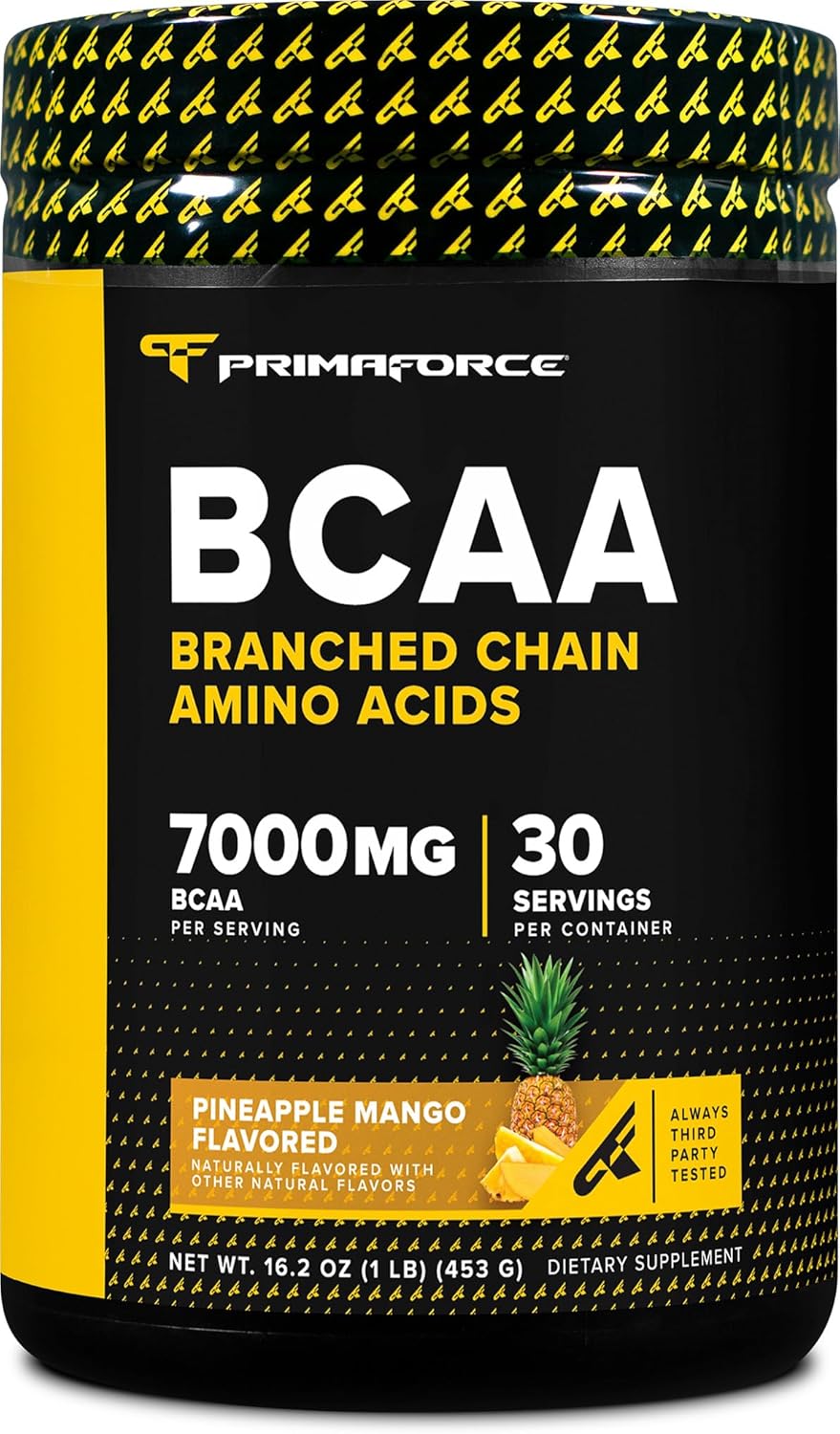 BCAA Powder Primaforce – Recuperación y Energía (Pineapple Mango, 30 servings)