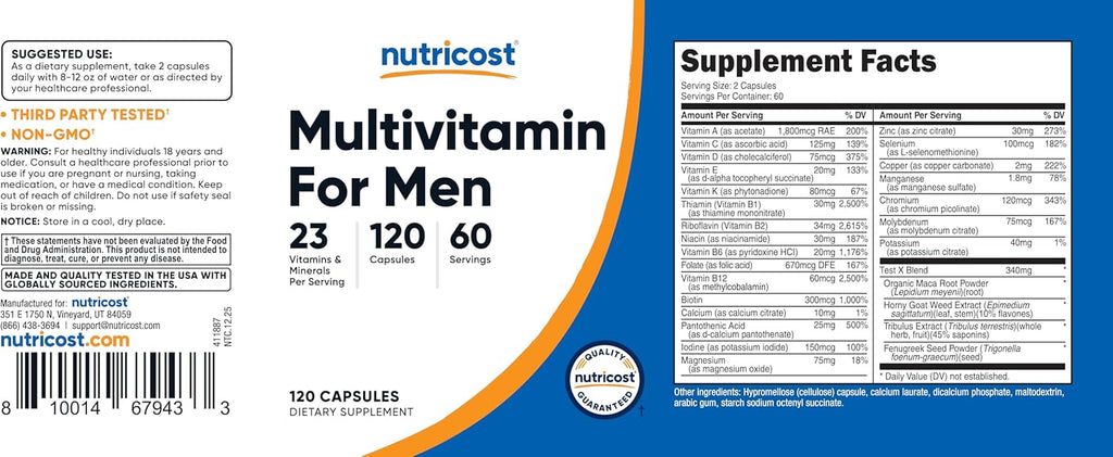 Multivitamin – Energía y Salud Diaria (120 cápsulas)
