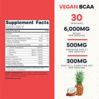 Type Zero Vegan BCAA + Electrolytes – Recuperación y Energía (30 Servings, Fruit Punch)