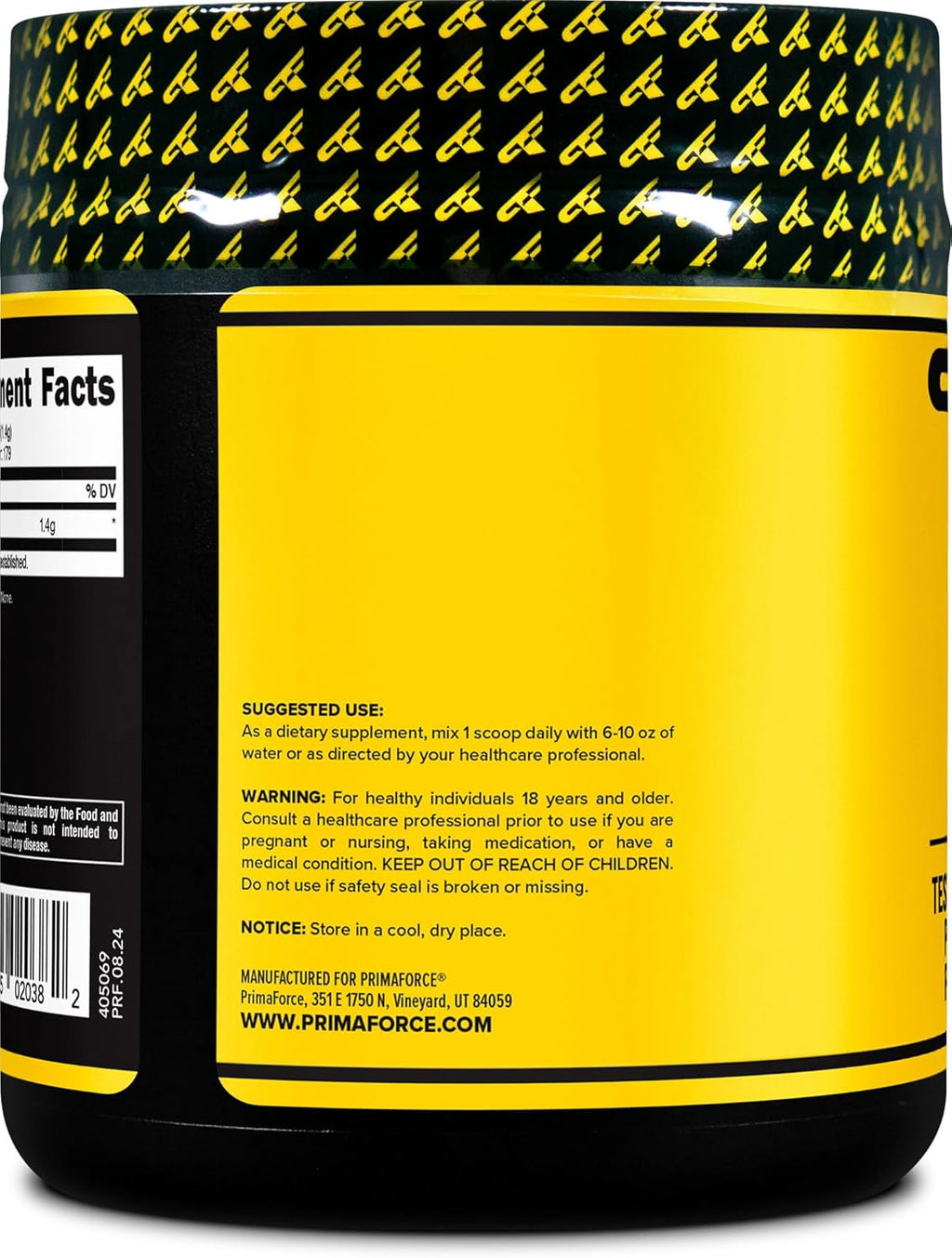 Taurine Powder Primaforce – Rendimiento y Recuperación (250g)