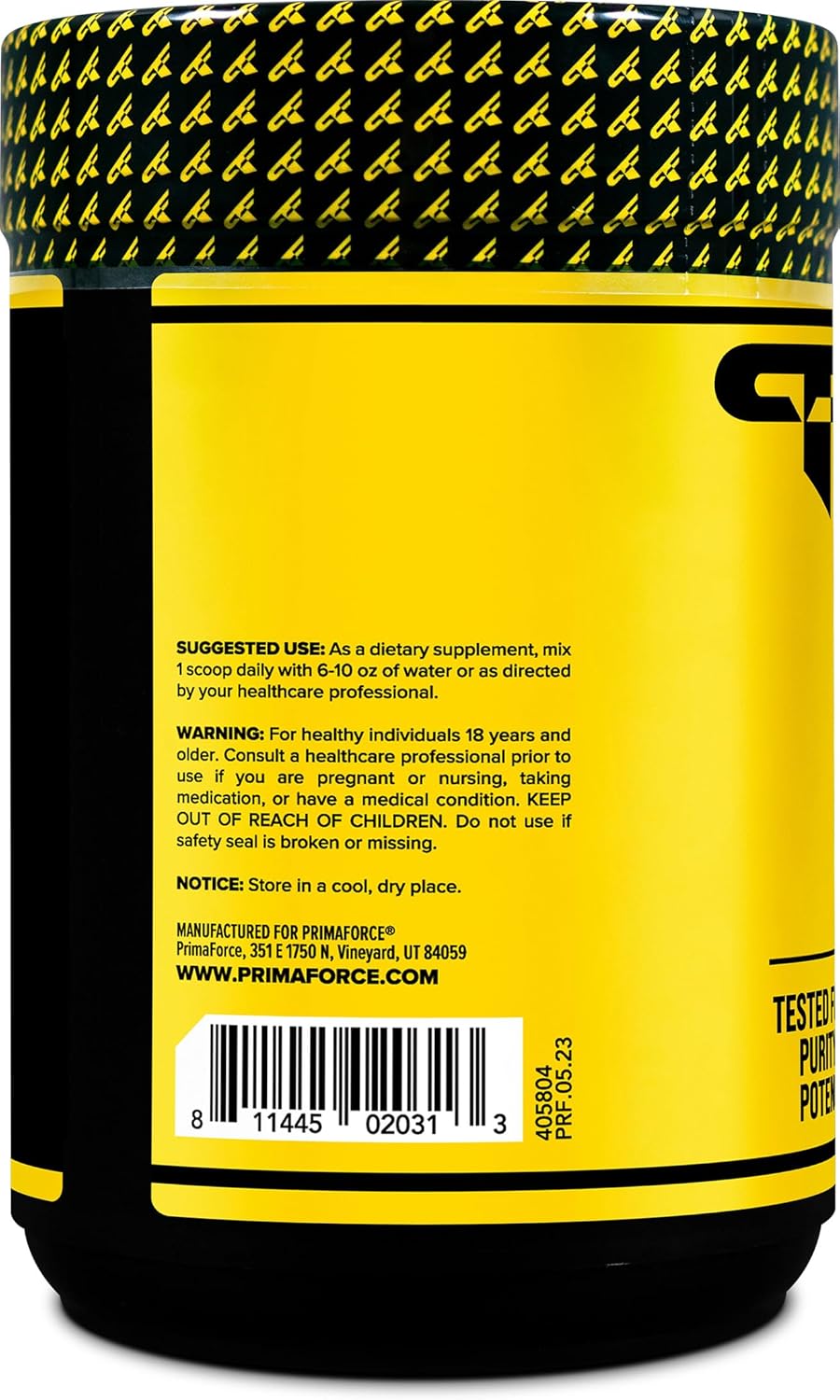 Glutamine Primaforce – Recuperación y Salud Muscular (500g)
