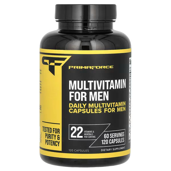 Multivitamin for Men Primaforce – Salud y Energía Diaria (120 cápsulas)
