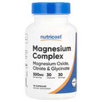 Magnesium Complex Nutricost 500mg – Relajación y Recuperación (30 cápsulas)