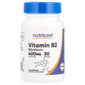 Vitamin B2 (Riboflavin) Nutricost 400mg – Energía y Metabolismo (30 cápsulas)