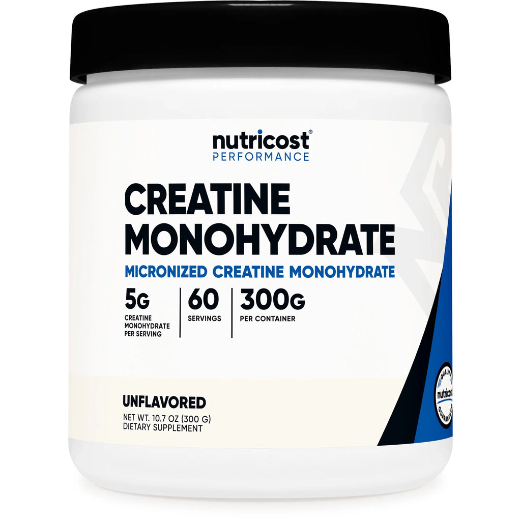 Creatine Monohydrate 5000mg – Fuerza y Rendimiento (300g / 60 servings)