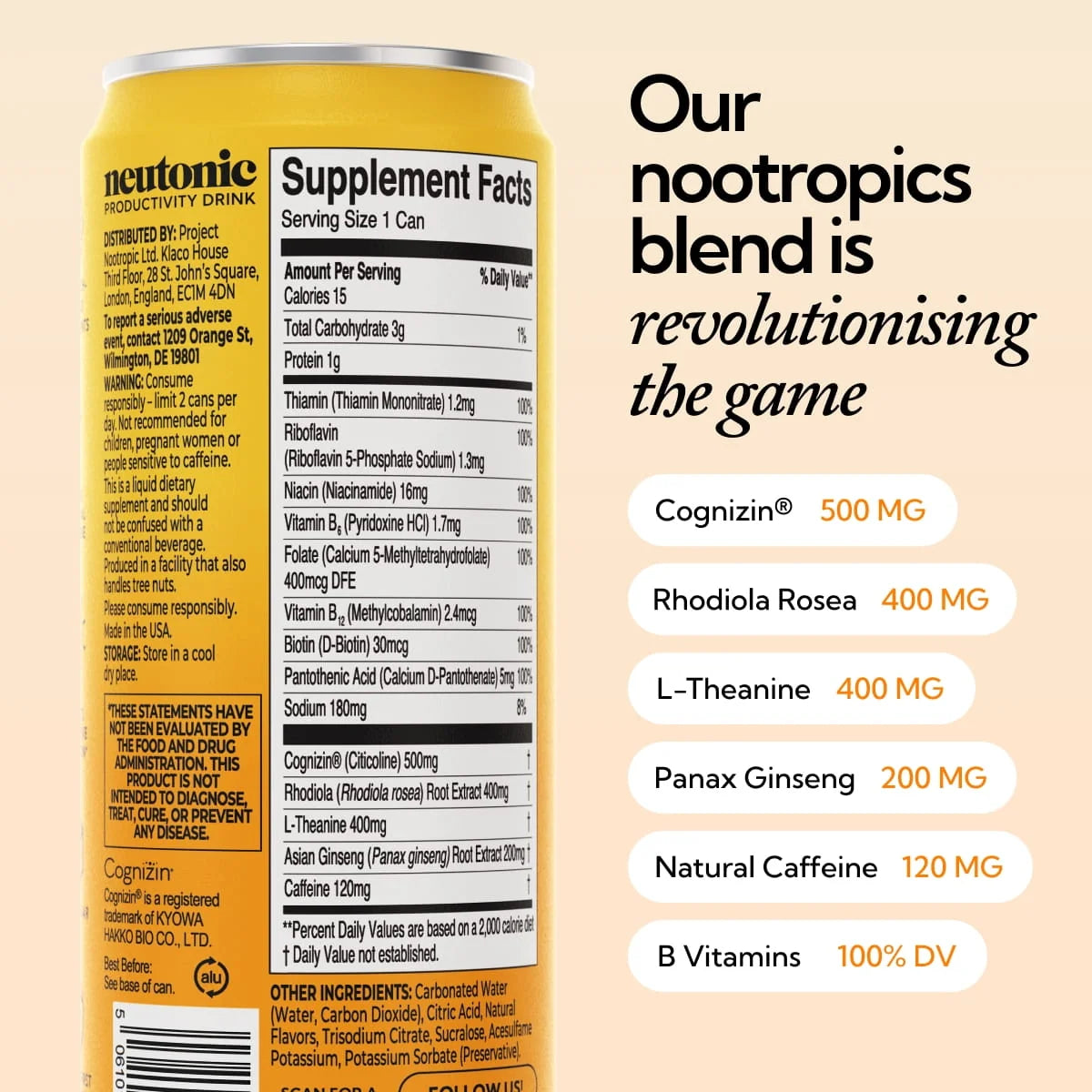 NEUTONIC Productivity Drink - Orange Sunrise