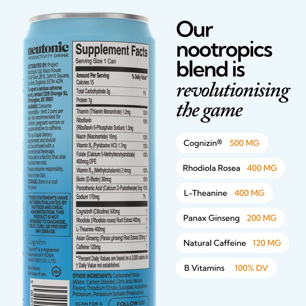 NEUTONIC Productivity Drink - Blue Raspberry
