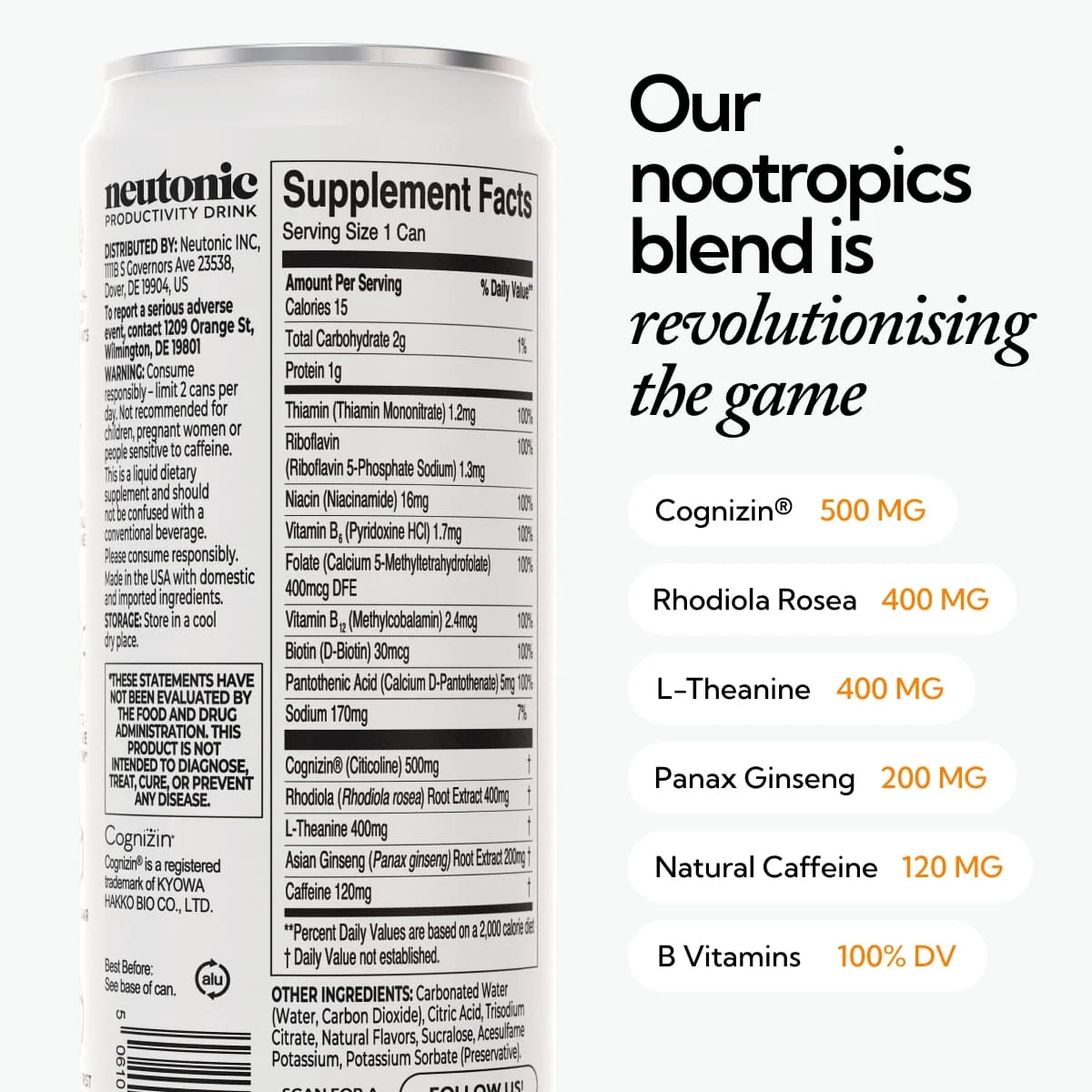 NEUTONIC Productivity Drink - Tropical Ice