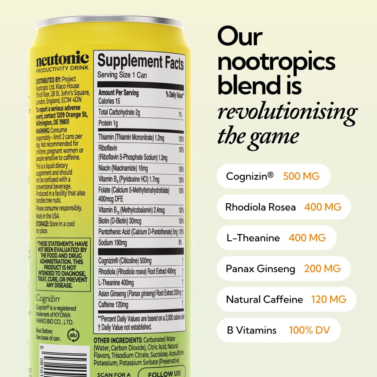 NEUTONIC Productivity Drink - Wild Citrus