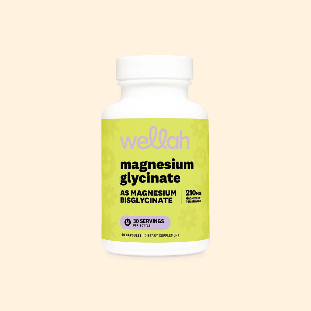 Magnesium Glycinate Wellah – Relajación y Sueño Profundo (90 cápsulas)